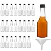 Belle Vous Mini Likeur Flesjes (24pak) – Plastic 100 ml Lege Drank Flesjes met Zwarte Schroefdop en Vloeistof Trechter…