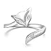 Merdia S925 Sterling Silver Fox Love Adjustable Ring for Women [Jewelry]