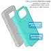 Tekcoo Galaxy S7 Case, [Tbaron Series] [Turquoise/Grey] Shock Absorbing Hybrid Rubber Plastic Impact Defender Rugged Slim Hard Case Cover Shell for Samsung Galaxy S7 S VII G930 GS7 All Carriers