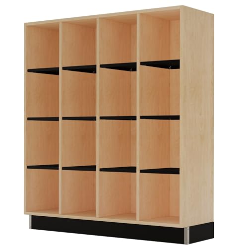 Diversified Spaces Hybrid Storage Series Maple School Classroom Storage Cubby L…