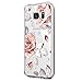 Case for Galaxy S6 Edge Plus Case, Floral Printed Flower Clear Slim TPU Bumper Protective Cover for Galaxy S6 Edge Plus (4)