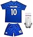 LES TRICOT 2018/2019 Chelsea Home #10 Hazard Football Futbol Soccer Kids Jersey Shorts Socks Set Youth Sizes