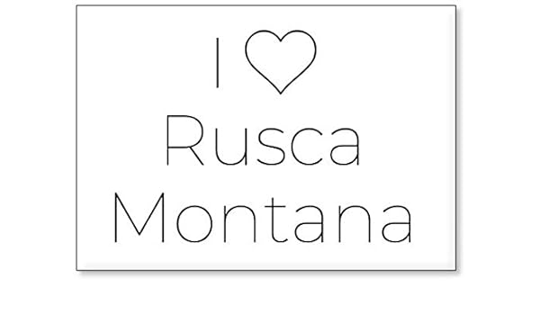 Mundus Souvenirs - Amo Rusca Montana, Imán para Nevera (diseño 1 ...