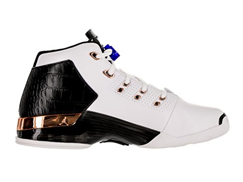 Nike Jordan Mens Air Jordan 17 Retro White Mtlc Cpprcn