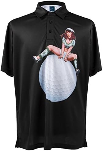 ReadyGolf DryTech Pin-Up Golf Polo Shirt - Long Bomber - Size X-Large
