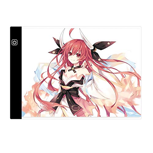 Tracing Light Box, Veidoo A4 Ultra Thin Portable LED Dimmable Tracer Light Pad/Box/Board for Artists, Drawing, Painting, Animation, X-ray Viewing