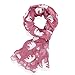 Gorgeous Elephant Print Long Scarf Shawl Sarong Pink