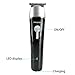Sminiker Professional 5 in 1 Waterproof Man's Grooming Kit Hair Clippers Beard Trimmer Dual Shaver Body Trimmer Nose Hair Trimmer Precision Trimmer Rechargeable