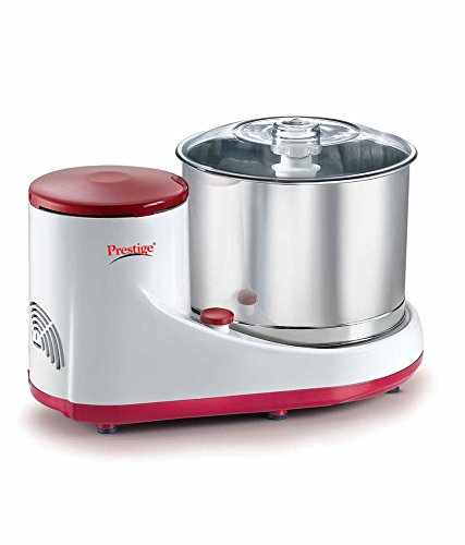 Prestige Mantra Heavy Duty WET Stone Electric Grinder For Dosa Dough Comes With Coconut Scraper Attachment And Atta Kneader Attachment