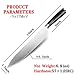 XGATML FERGRELM Chef Knife - Pro Kitchen Knife 10 Inch Chef's Knife Ultra Sharp High Carbon Stainless Steel Knife with Ergonomic Handle for Home Kitchen & Restaurant (10inch Chef Knife)