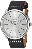 Invicta Men's 'I-Force' Quartz Stainless Steel and Leather Casual Watch, Color:Black (Model: 22932)
