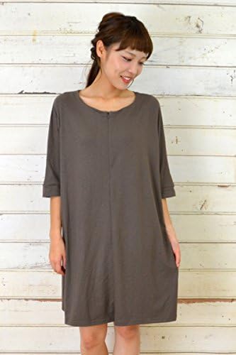 スポンサー プロダクト 超歓迎された Milk Tea マタニティ 授乳服 ワンピース ベーシックビッグt マタニティウェア チュニック ワンピ モカ 産後服 あて布