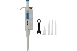 Oumefar P1000 Manual Single Channel Adjustable Laboratory Micro Pipette Scientific Manual Pipettor Filler with Volume Range 1