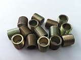 25ct - Metal Pipe Mouthpiece/Elbow Connectors 3/8