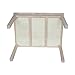 IC International Concepts Table with Lift Up Top for Storage Solid Real Wood, Sturdy Parawood, Minimum Assembly, 33.1 X 24 X 22.2, Unfinished