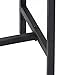Sunnydaze Black Metal Mesh Patio Side Table - Lightweight and Portable Outdoor Furniture - Heavy Duty Modern Camp Fire or Fire Pit End Table - 23-Inch - 1 Table