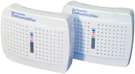 Streetwize Rechargeable Mini Dehumidifier 2 Pack for Car Caravan Damp Control