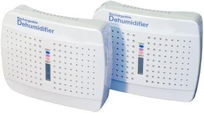 Streetwize Rechargeable Mini Dehumidifier 2 Pack for Car Caravan Damp Control