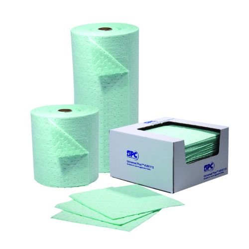 SPC UN1719 19" Length, 15" Width, Chemical Class Universal Plus Pad (100 Per Case)