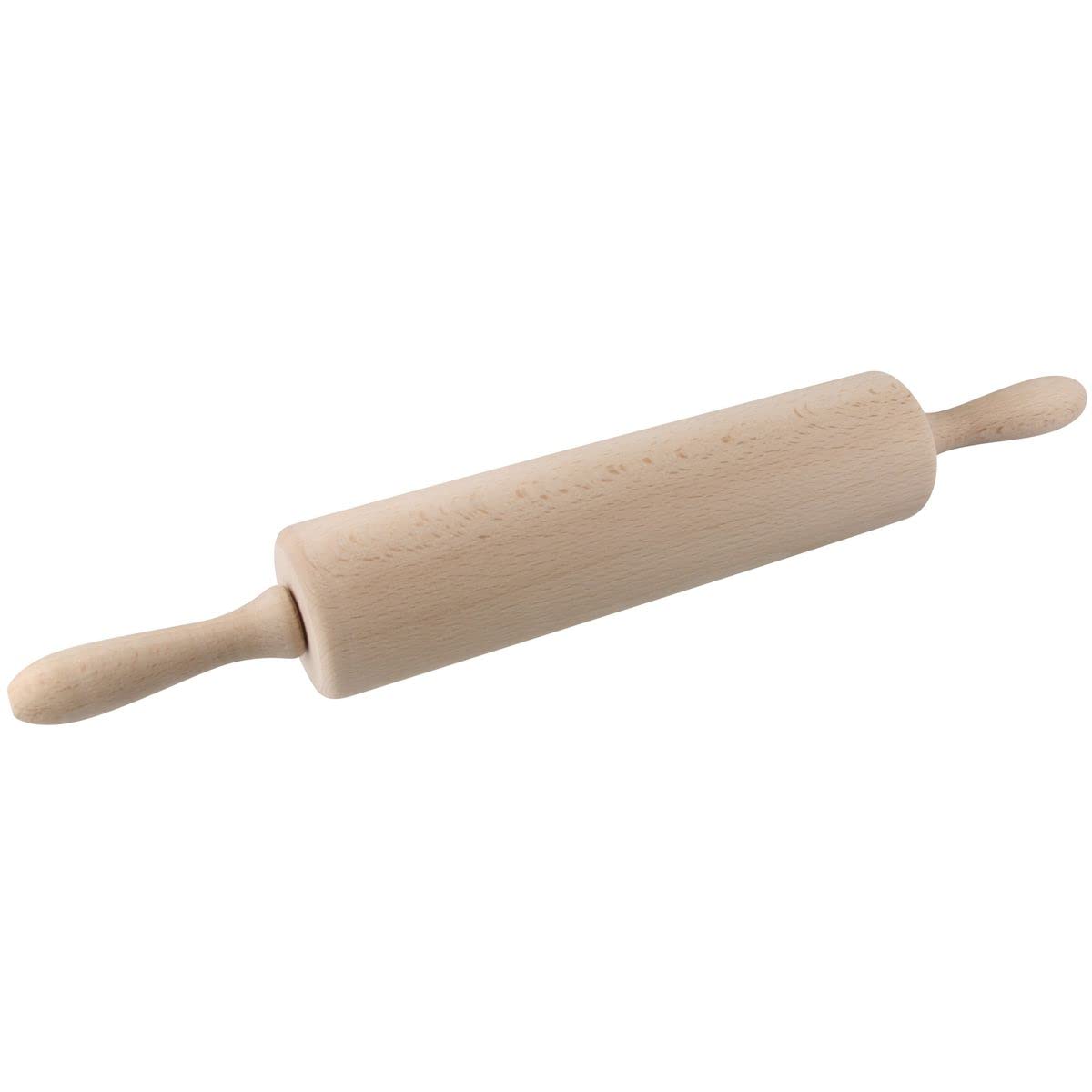 Zeller 31540 Rolling Pin Beech Wood Beige 44.5 x 6 x 6 cm