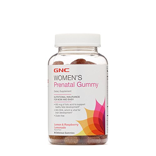 GNC Womens Prenatal Gummy - Lemon and Raspberry Lemonade