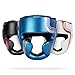 Sanabul Core Series Boxing MMA Kickboxing Head Gear (Blue/Silver, L/XL)