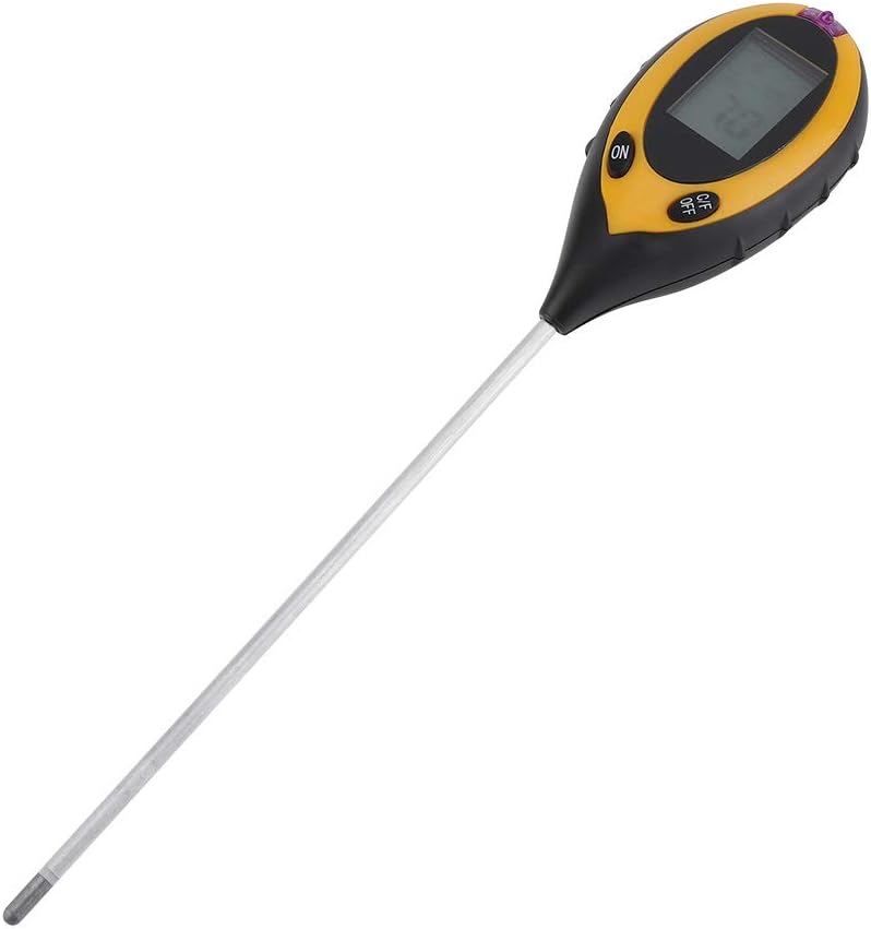 Soil Tester 4 in 1 PH Tester LCD Feuchtigkeit Temperatur Sonnenlicht Meter Garten Boden PH