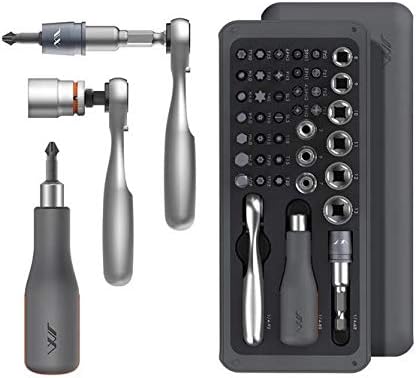 JIMI 41 IN 1 Screwdriver S2 Magnetic Bits Ratchet Wrench Screwdrivers Kit DIY Household Repair Tool