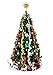 SANNO 24ct Christmas Balls Tree Decorations Red Green White Balls, Traditional Crafting Holiday Wedding Party Xmas Ornament Balls Christmas Baubles Shatterproof Christmas Tree Decorations 60mm
