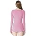 Moxeay Women V-Neck Long Sleeve Shorts Knitted Bodysuit Jumpsuit Romper Overall (S, Pink)