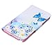 IYCK Note 4 Case, Galaxy Note 4 Case, Premium PU Leather Flip Folio Carrying Magnetic Closure Protective Shell Wallet Case Cover for Samsung Galaxy Note 4 with Kickstand Stand - Butterfly Blossom