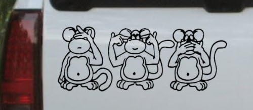 Amazon.com BlackSpeak No Evil See No Evil Hear No Evil Monkeys Funny