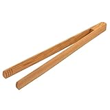 BICB Premium Cherry Wooden Tongs, 12