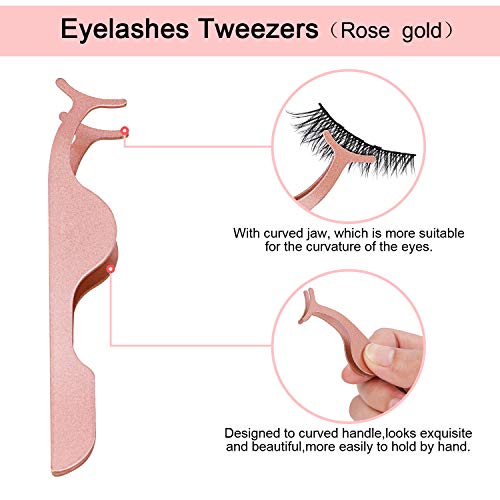 Magnetic Eyelashes, Magnetic Eyeliner Kit, Nivlan 3D Magnetic Eyelashes Magnetic Lashliner for Use with Magnetic False Lashes No Glue Reusable False Eye Lashes with Applicator