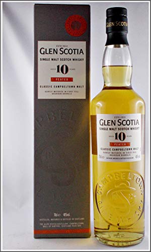 Glen Scotia peated 10 Jahre Single Malt Whisky + 12 Edelschokoladen in 6 Sorten – Bild 3