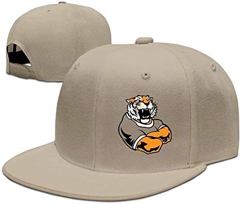 Rundafuwu Baseball Caps/Hat Trucker Cap Baseball Caps Hats Strong Tiger Open Mouth Snapback Flat Bill Baseball Cap Adjustable Unisex Suitable for All Seasons