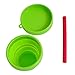 Reusable Drinking Straws With Collapsible Silicone Cup and Small Replacement Straw ToGo