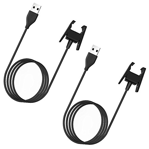 Fitbit charge 2 charger, [2 pack] simpeak 55cm (1.8ft) …