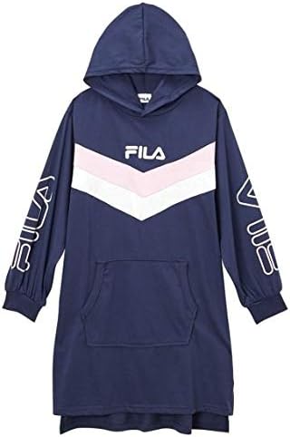 Amazon Nissen ニッセン ワンピース Fila フィラ フード付ワンピース 女の子 子供服 ジュニア服 ネイビー 140 アウトドア ガールズ 通販