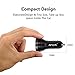 Dash Car Charger, Aplus Dual USB Car Charger for Oneplus 3 / 3T / 5 / 5T / 6 / 6T (Black)