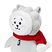 LINE FRIENDS BT21 Official Merchandise RJ Character Winter Standing Plush Toy Doll 16 inches