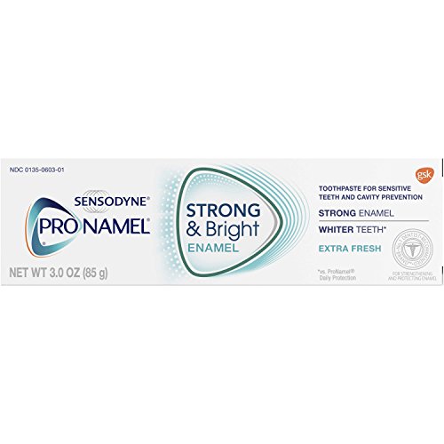 Sensodyne Pronamel Strong and Bright Enamel Toothpaste for Sensitive Teeth, to Reharden and Strengthen Enamel, Extra Fresh - 3 Ounces