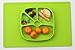 Non Slip Silicone Kids Placemats with Plate for Toddlers Babies Children Green