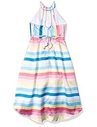 Amy Byer - Vestido de fiesta sin mangas para niña con dobladillo alto