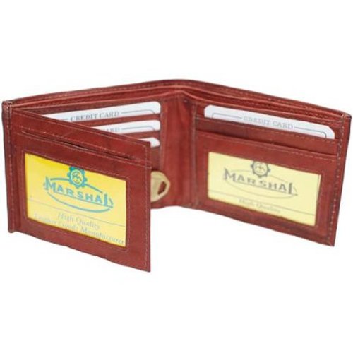100% Genuine Leather Bi-fold Mens Wallet BD #1792CF