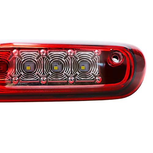 For 2007-13 Chevy Silverado GMC Sierra 1500 2500HD 3500HD LED Third Brake Lights Tail Lights High Mount Stop Lights