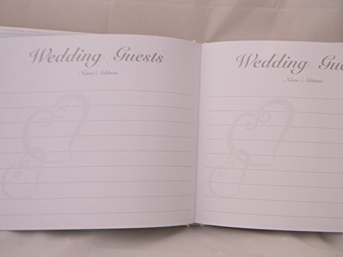Wedding ceremony party Biker Goth Gothic Skull Bones Guest Book