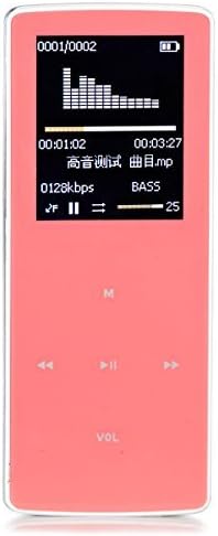 ONN W6 Professional Bluetooth Mp3 Player 8gb Pink