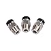 3D Printer Fitting 3D V6 Bowden J-Head Pneumatic Straight Connectors 1.75mm PTFE Tube Quick Coupler(Pack of 10pcs)