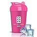 MIXT Energy Shaker Bottle | 16 oz. High Quality Shaker Bottle | BPA Free & Lid Mixing Technology (16 oz, Pink)